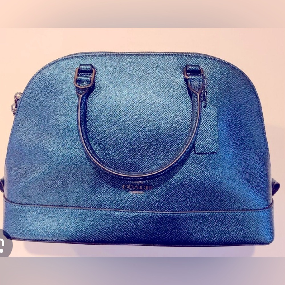 Teal coach bag